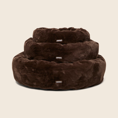 Luxe Fur Cuddler Dog Bed