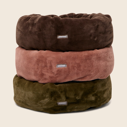 Luxe Fur Cuddler Dog Bed
