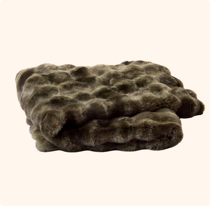 Luxe Bubble Fur Dog Blanket